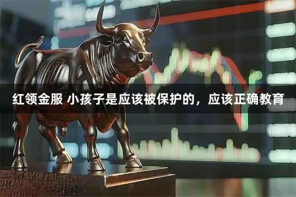 红领金服 小孩子是应该被保护的，应该正确教育